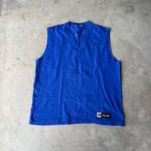 90s Center Swoosh Nike Tank Mens size M Blue Rare